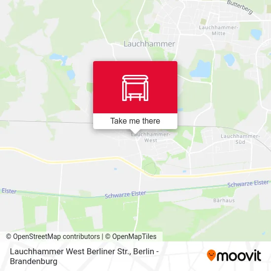 Lauchhammer West Berliner Str. map