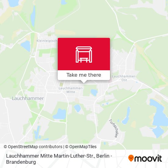 Lauchhammer Mitte Martin-Luther-Str. map