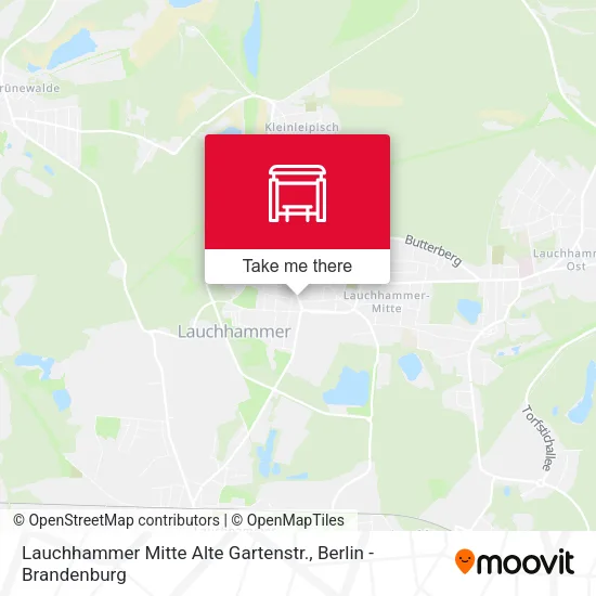 Карта Lauchhammer Mitte Alte Gartenstr.
