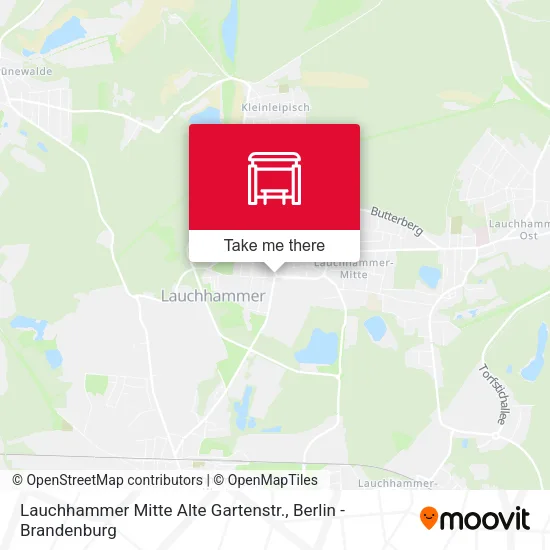 Карта Lauchhammer Mitte Alte Gartenstr.