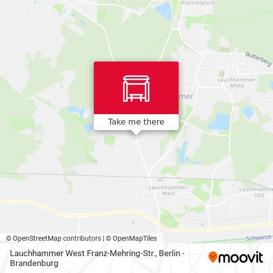 Lauchhammer West Franz-Mehring-Str. map