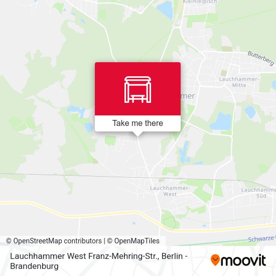 Карта Lauchhammer West Franz-Mehring-Str.