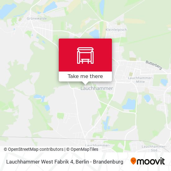 Lauchhammer West Fabrik 4 map