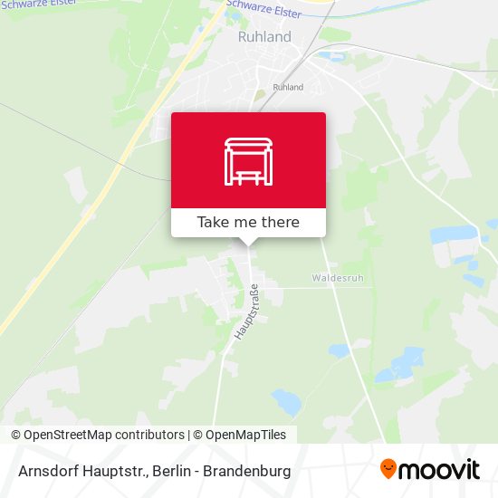 Arnsdorf Hauptstr. map