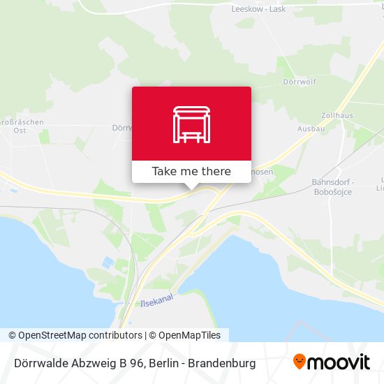 Dörrwalde Abzweig B 96 map