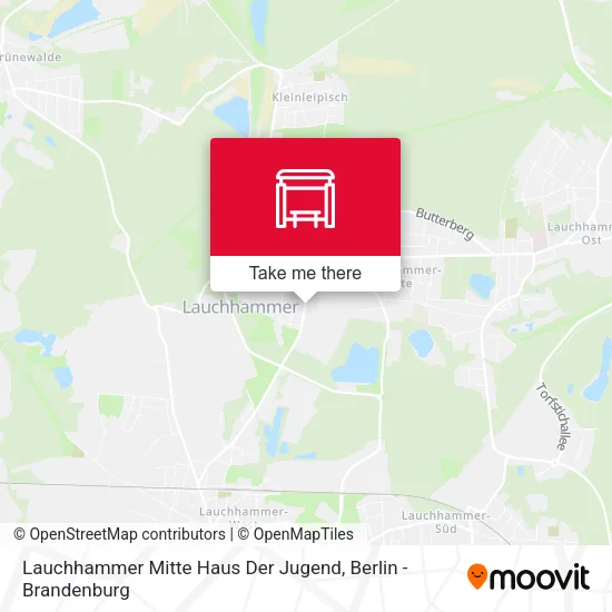 Карта Lauchhammer Mitte Haus Der Jugend