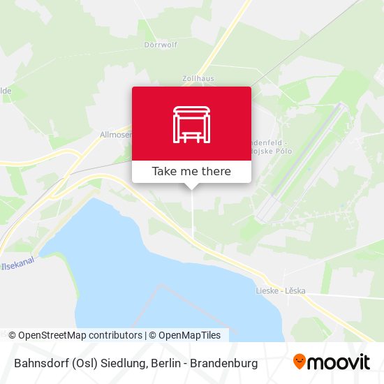 Bahnsdorf (Osl) Siedlung map