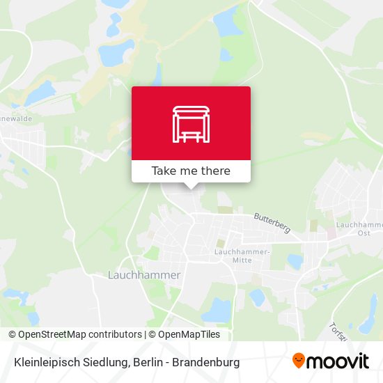 Kleinleipisch Siedlung map