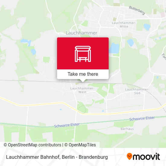 Lauchhammer Bahnhof map