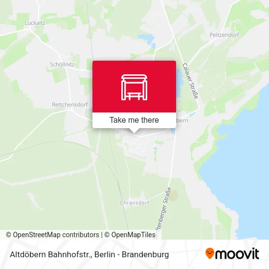 Карта Altdöbern Bahnhofstr.