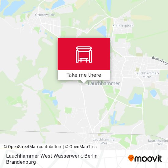 Lauchhammer West Wasserwerk map