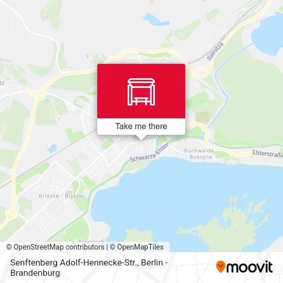 Карта Senftenberg Adolf-Hennecke-Str.