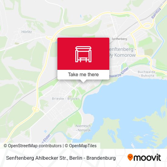 Карта Senftenberg Ahlbecker Str.