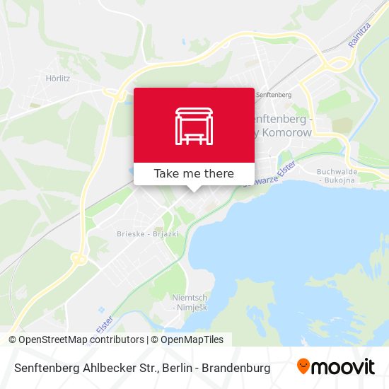 Senftenberg Ahlbecker Str. map