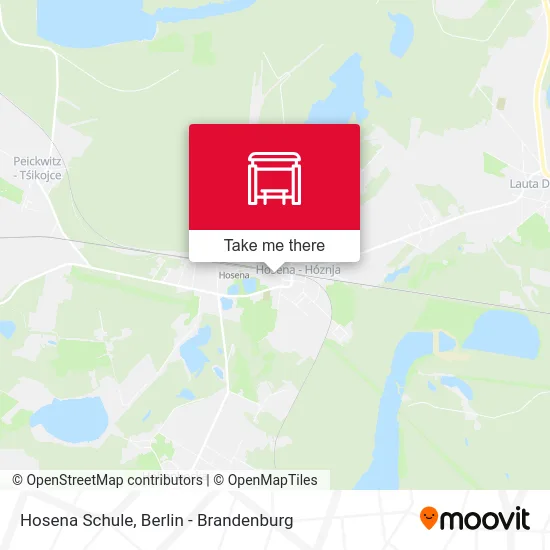 Hosena Schule map