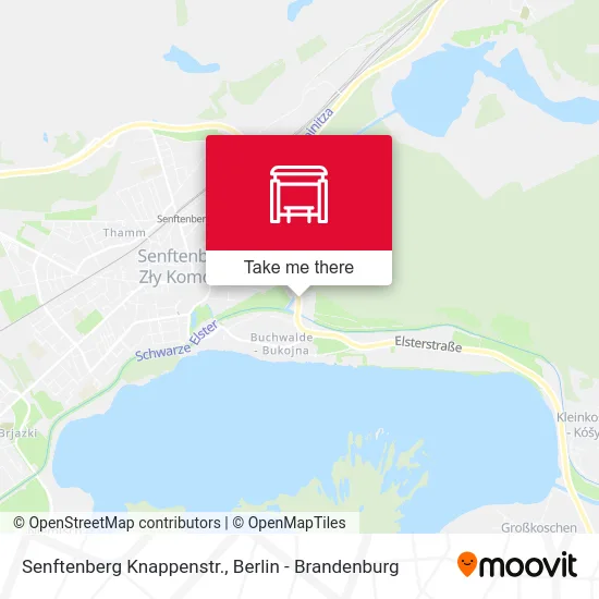 Senftenberg Knappenstr. map