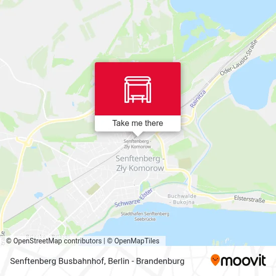 Senftenberg Busbahnhof map