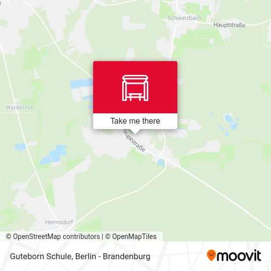 Guteborn Schule map