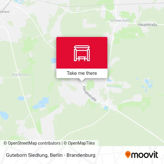 Карта Guteborn Siedlung
