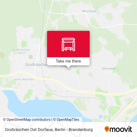 Карта Großräschen Ost Dorfaue
