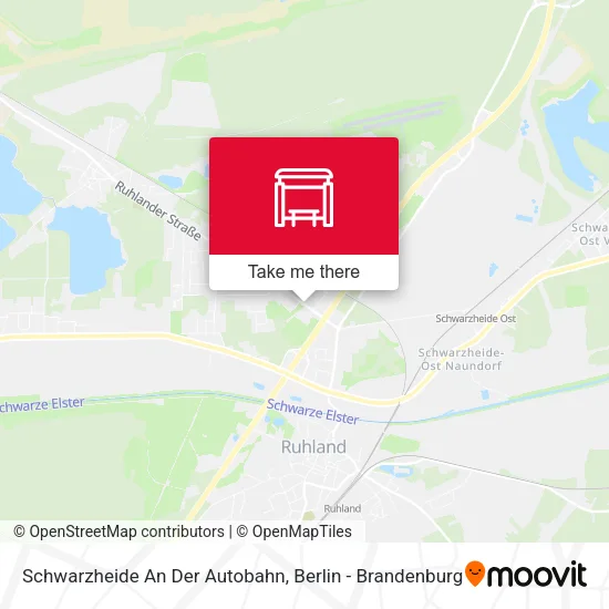 Карта Schwarzheide An Der Autobahn