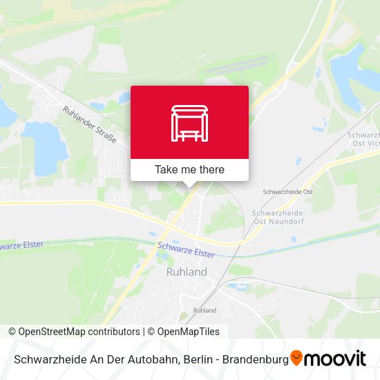 Карта Schwarzheide An Der Autobahn