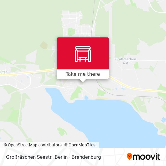 Großräschen Seestr. map