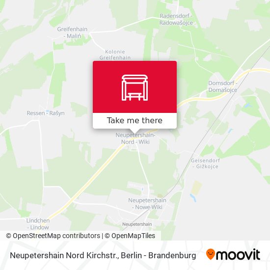 Neupetershain Nord Kirchstr. map