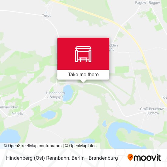 Карта Hindenberg (Osl) Rennbahn