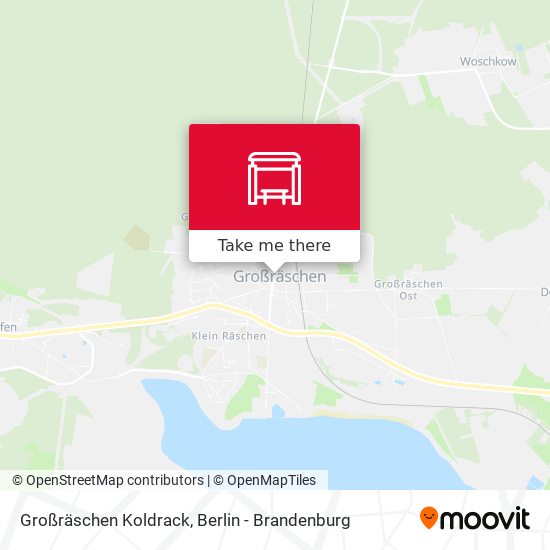 Großräschen Koldrack map