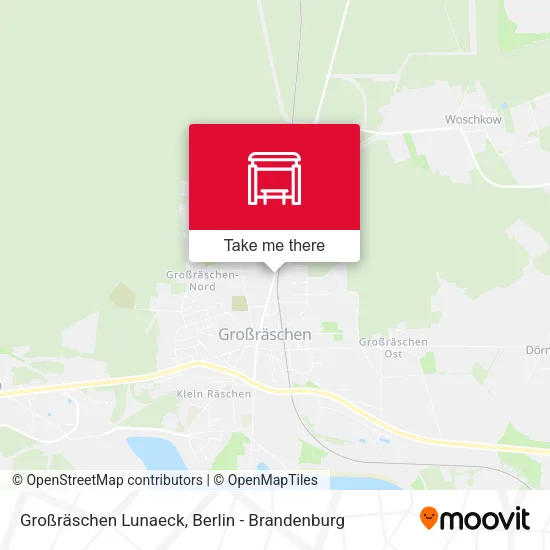 Карта Großräschen Lunaeck