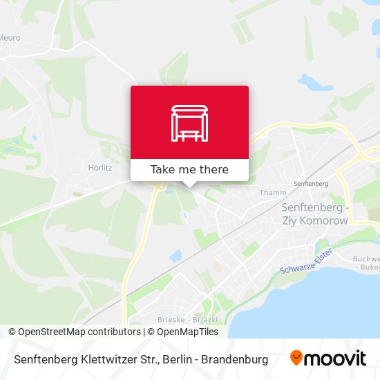 Senftenberg Klettwitzer Str. map