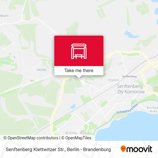 Карта Senftenberg Klettwitzer Str.