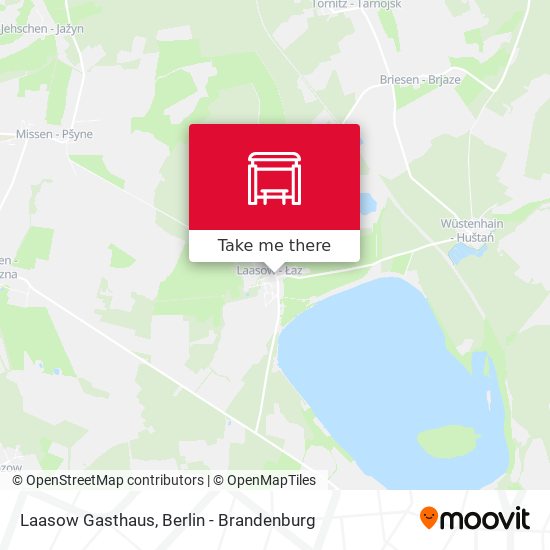 Laasow Gasthaus map