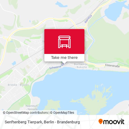 Senftenberg Tierpark map