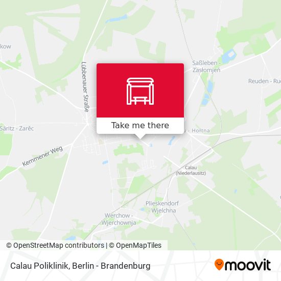 Calau Poliklinik map