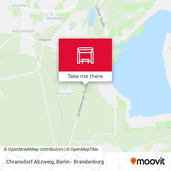 Chransdorf Abzweig map