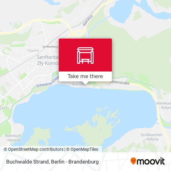 Buchwalde Strand map