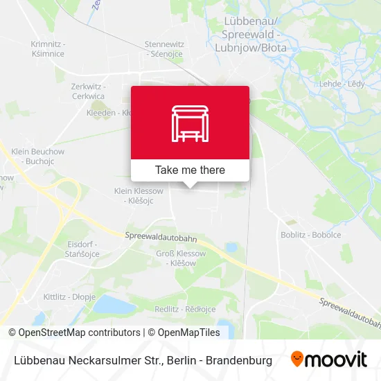 Lübbenau Neckarsulmer Str. map