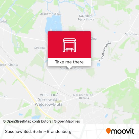 Suschow Süd map