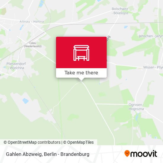Gahlen Abzweig map