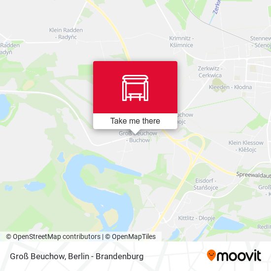Карта Groß Beuchow