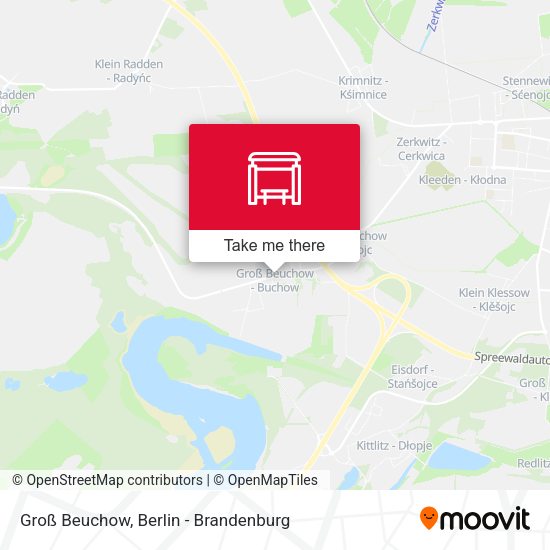 Карта Groß Beuchow