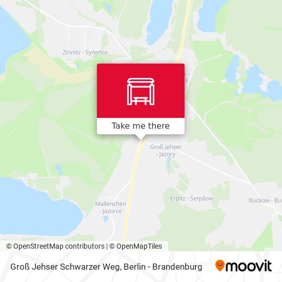 Groß Jehser Schwarzer Weg map