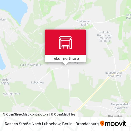 Ressen Straße Nach Lubochow map