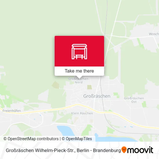 Карта Großräschen Wilhelm-Pieck-Str.