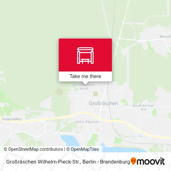 Карта Großräschen Wilhelm-Pieck-Str.