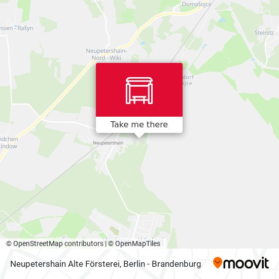 Neupetershain Alte Försterei map