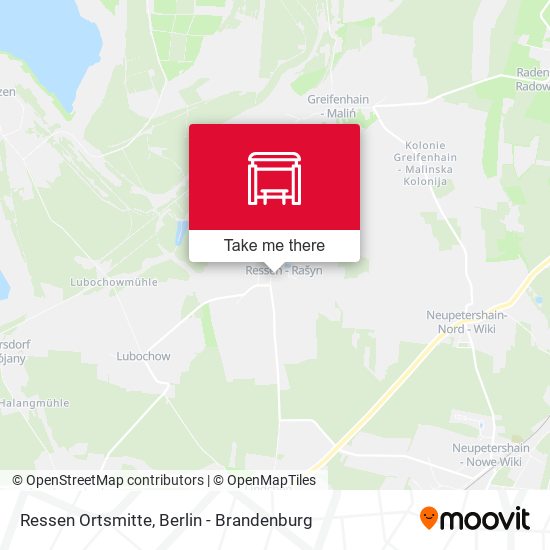 Ressen Ortsmitte map