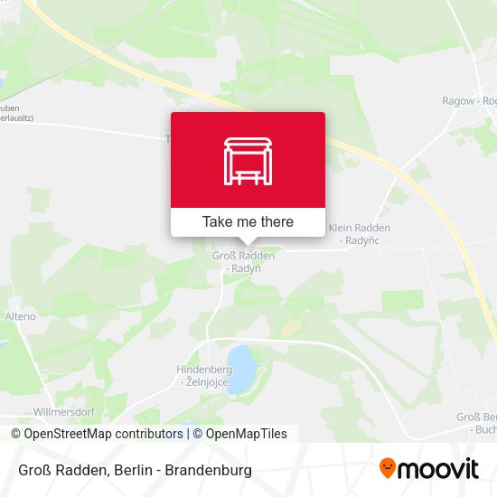 Groß Radden map